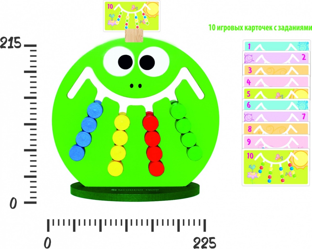 Логическая игра КРАСНОКАМСКАЯ ИГРУШКА ЛИ-01 Лягушка – купить в  интернет-магазине GAME-HOUSE