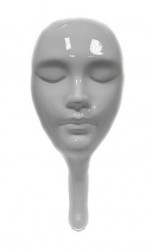 Маска для игры в Мафию (белая)