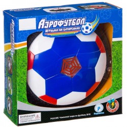 Азрофутбол с аэромячом со светом на батарейках, BOX 19x7,5x19,5 см, арт.ZYB-B2724-2A